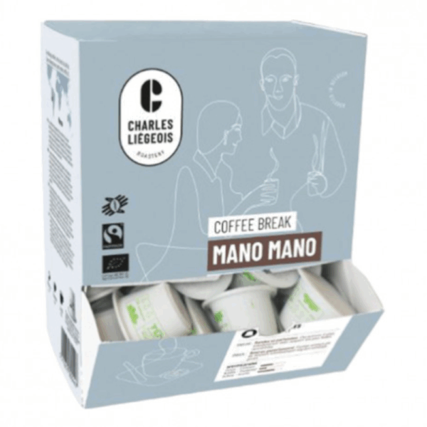 Kahvikaveri | Nespresso® koneisiin sopivat kahvikapselit Charles Liégeois ”Mano Mano”, 50 kpl.