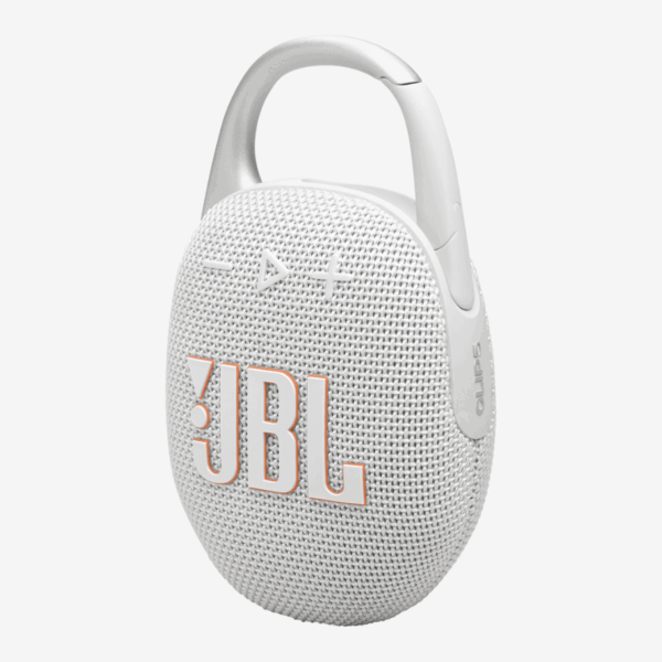 JBL | Clip 5 Bluetooth-kaiutin, valkoinen