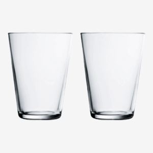 IIttala | Kartio drinking glass, 40 cl, clear, set of 2