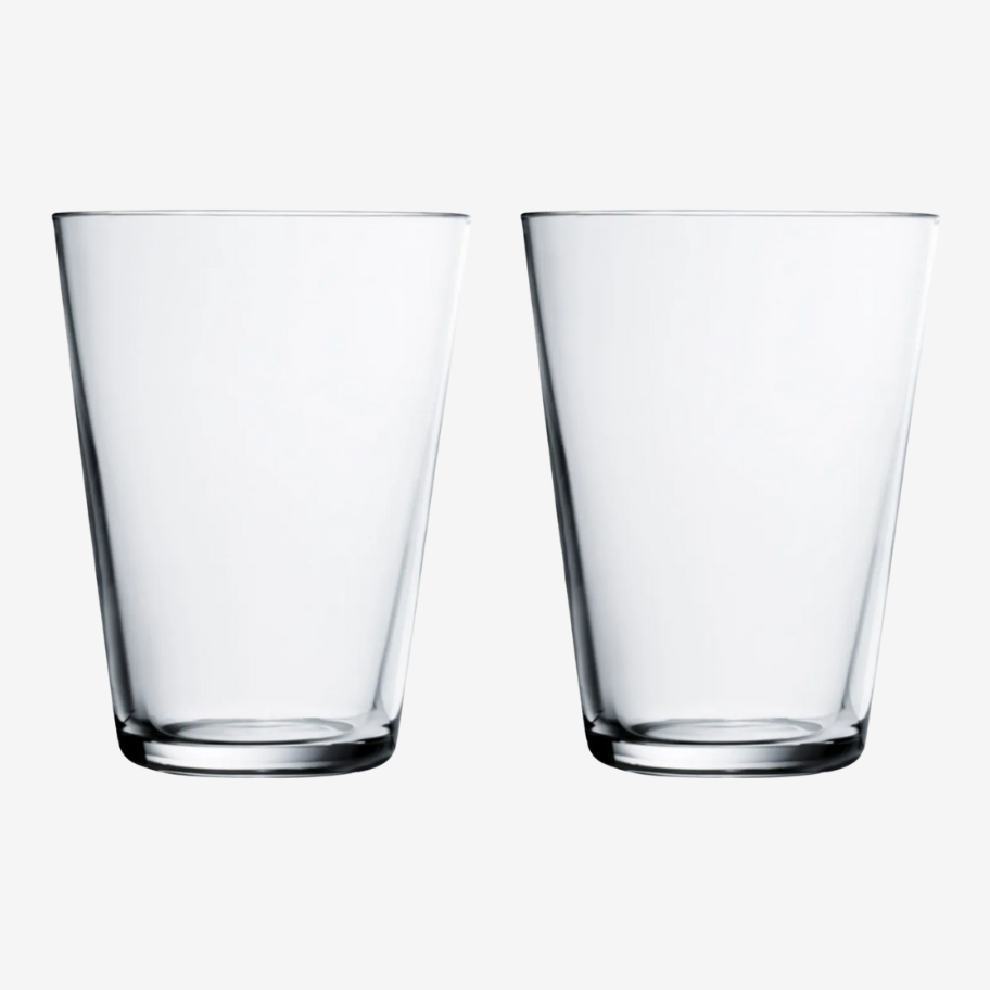 IIttala | Kartio drinking glass, 40 cl, clear, set of 2