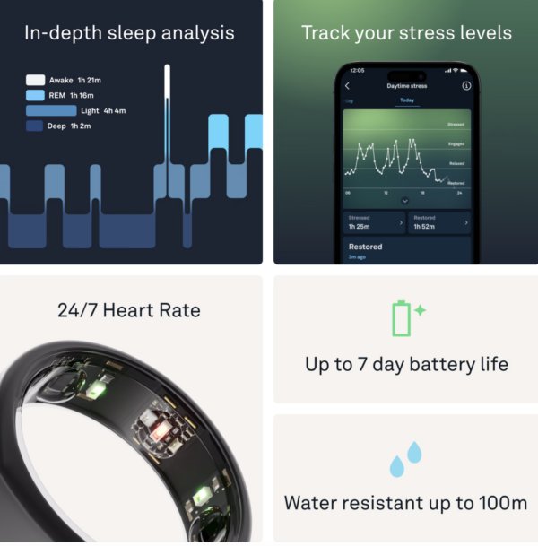 Oura | Ring Gen3 Heritage älysormus - Image 3