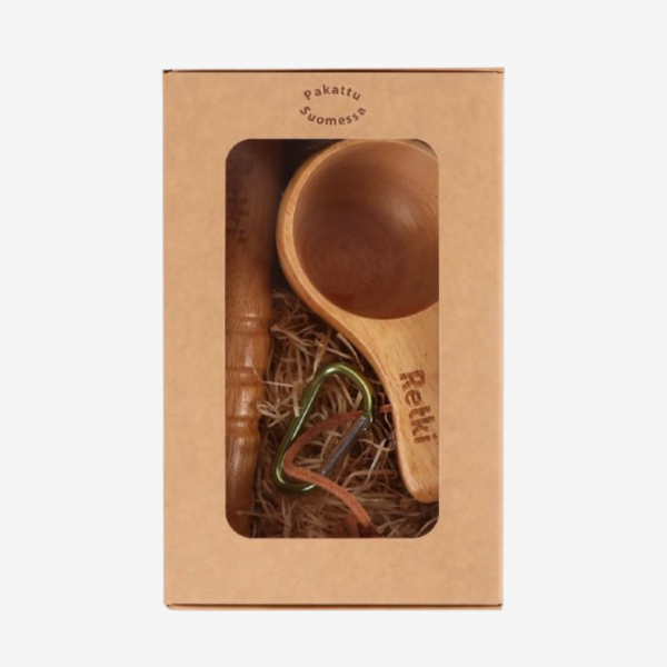 Retki | Lahjapakkaus kuksa + makkaratikku