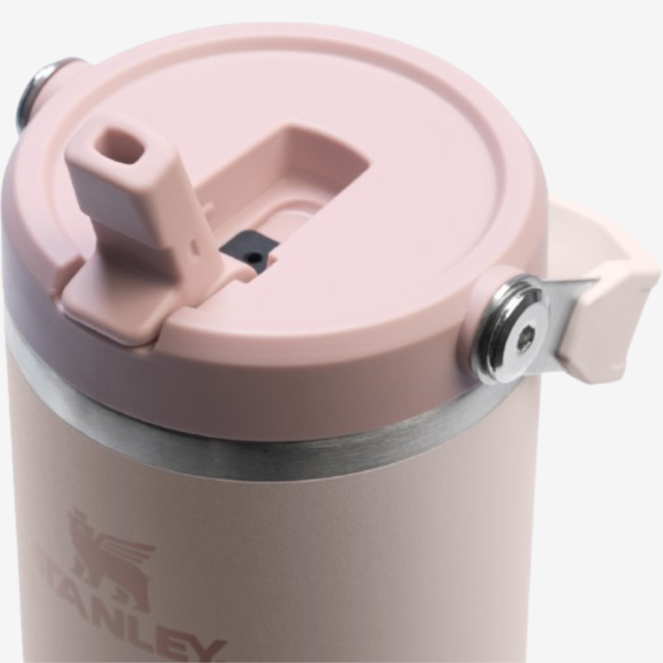 Stanley | The IceFlow Flip Straw 2.0 Tumbler thermos bottle, 890 ml, Rose Quartz - Image 2