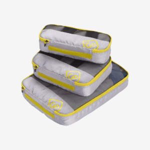 GoTravel | Triple Packing Cubes – packing bags, 3-piece set, yellow