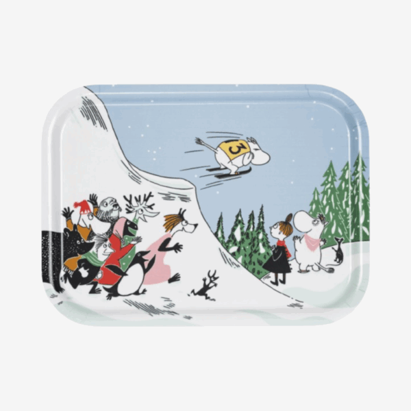Arabia | Moomin Ski Jump Tray, 27 x 20 cm