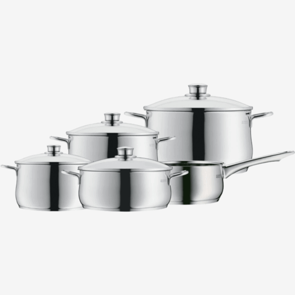 WMF | Diadem Plus Cookware Set, 5-Piece, Stainless Steel