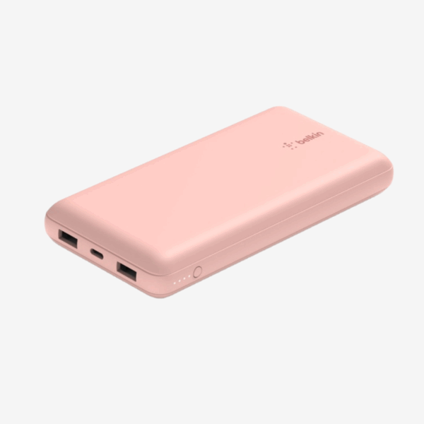 Belkin | Power Bank 20K -varavirtalähde, 20 000 mAh, vaaleanpunainen