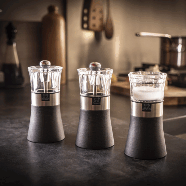 Peugeot | Oslo pepper mill, graphite grey, 12 cm 3 pcs
