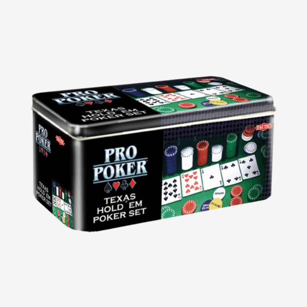 Tactic | Texas Hold'em Poker Set in a Metal Case