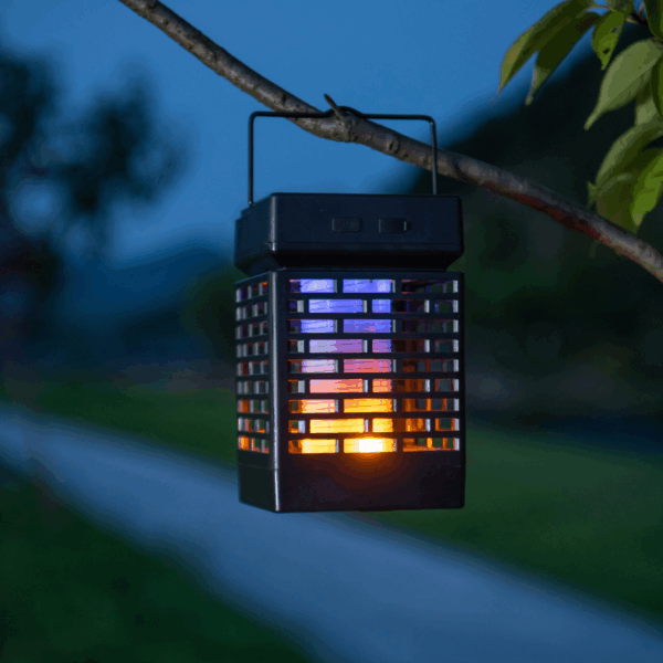 Enne | Flame Lantern Light with UV Mosquito Trap, Solar Powered