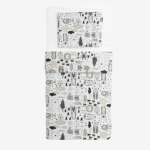 Familon | Kaverit Organic baby duvet cover set, cocoa