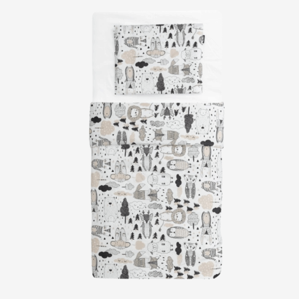 Familon | Kaverit Organic baby duvet cover set, cocoa