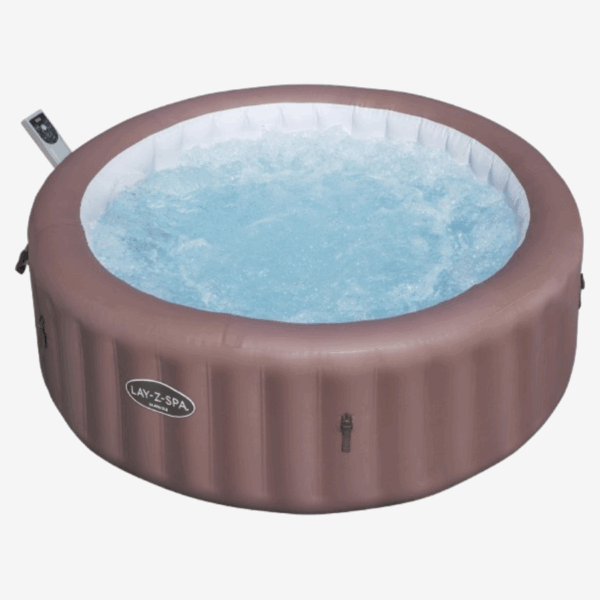 Bestway | Lay-Z-Spa Hawaii Smart AirJet 6-person Outdoor Hot Tub, Terracotta, 196 cm x 71 cm