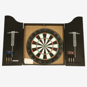 Nordic Games | Traditional Dartboard Cabinet (Includes Board and Darts)