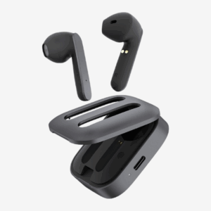 ProCaster | TW12 Pocket fully wireless earbuds, gun metal grey