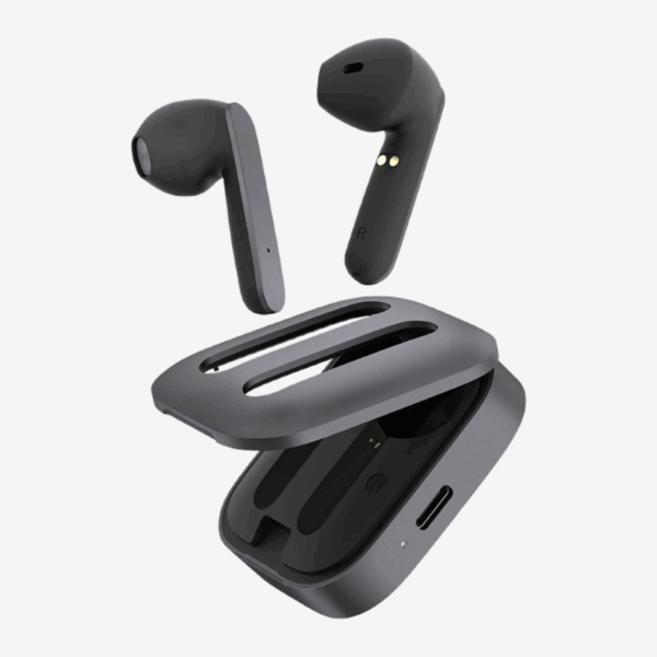 ProCaster | TW12 Pocket täysin langattomat nappikuulokkeet, gun metal grey