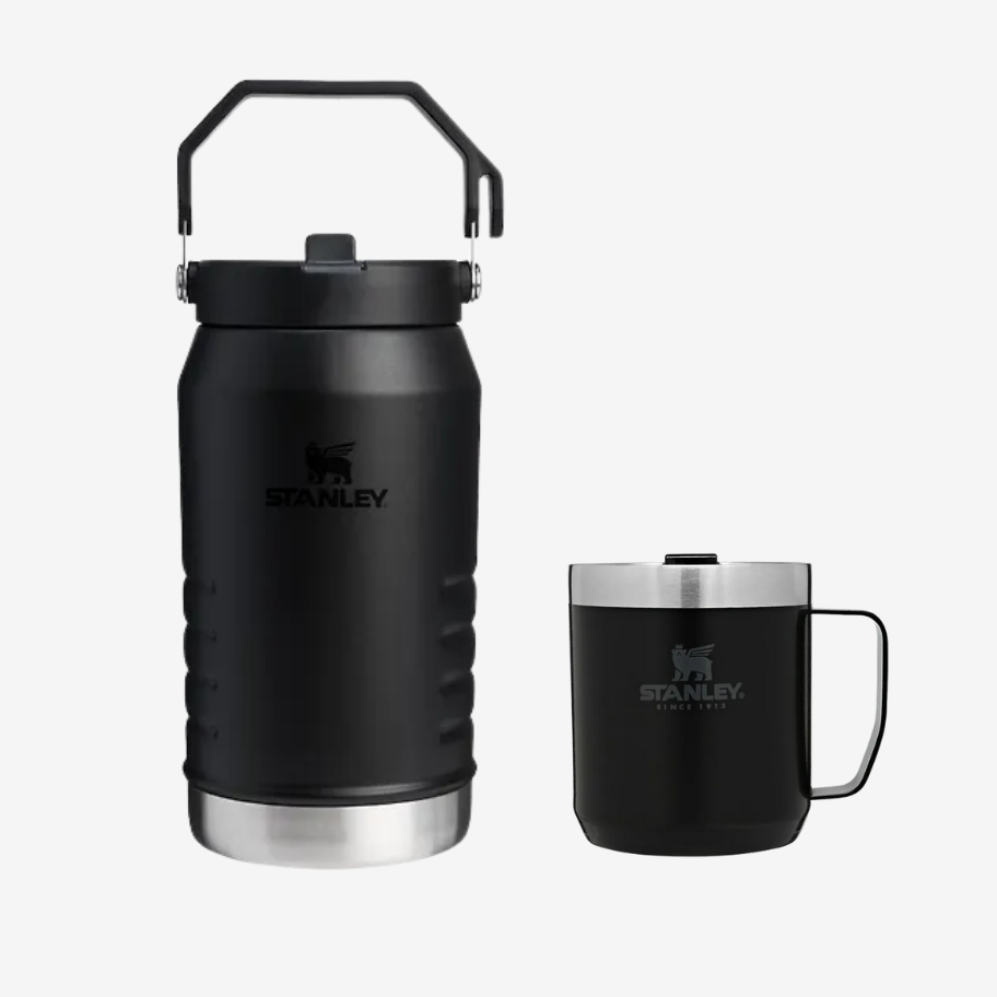 Stanley | Stanley The IceFlow Flip Straw 2.0 Jug, 1,9 l & Stanley The Legendary Camp Mug