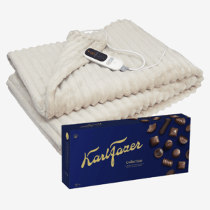 Ströme | Fluffy Heated Blanket & Karl Fazer Collection chocolate pralines, 535 g