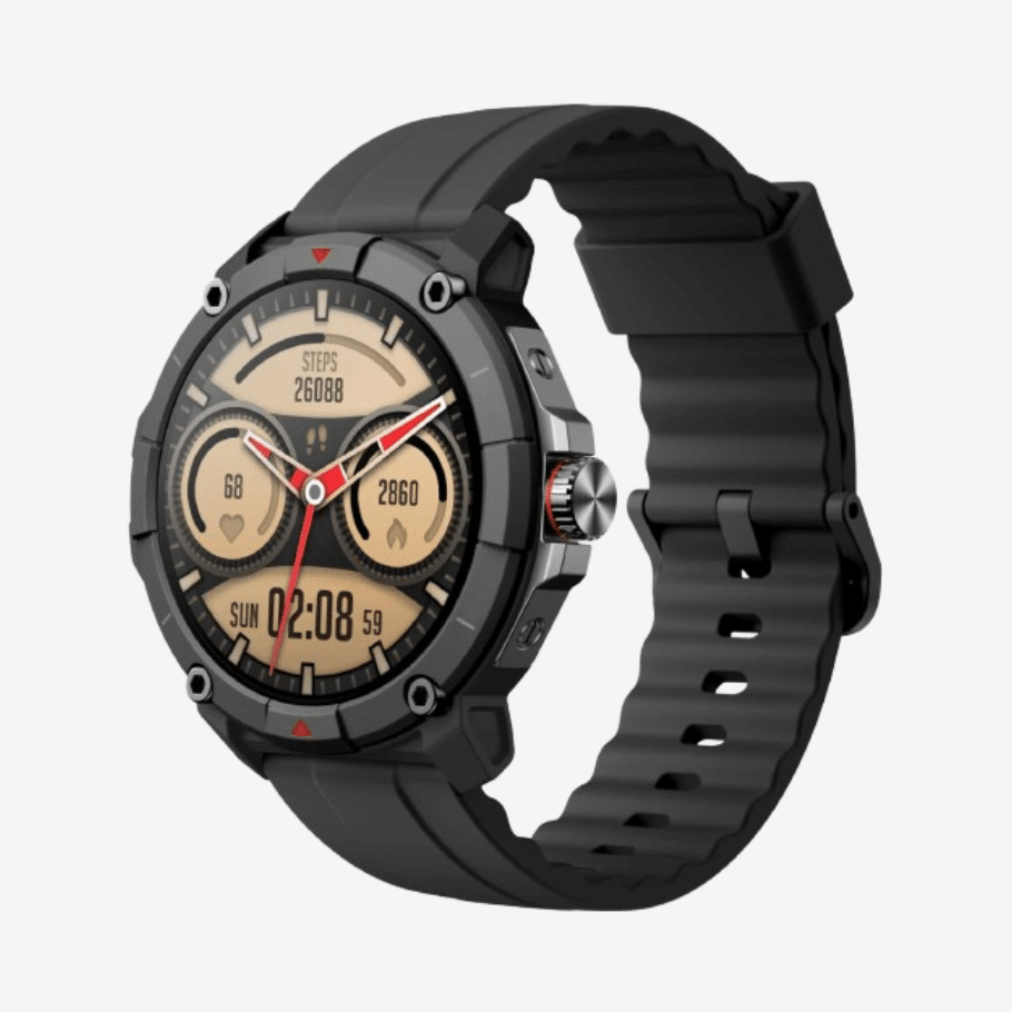 Kuura+ | GPS black smartwatch