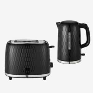 Ströme Toaster and Kettle, Black