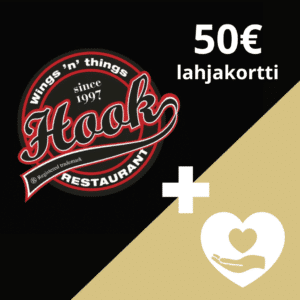 Wing Restaurant Hook | Gift Card €50 + Charity