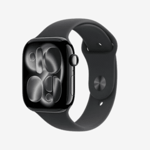 Apple | Watch Series 11 (GPS) 46 mm with Jet Black Aluminum Case and Black Sport Band